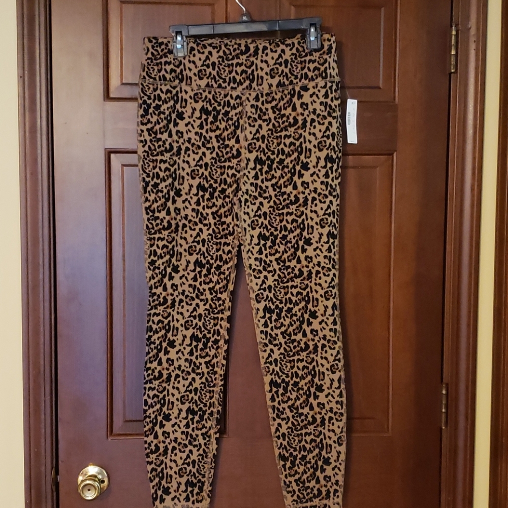 JCrew animal print leggings